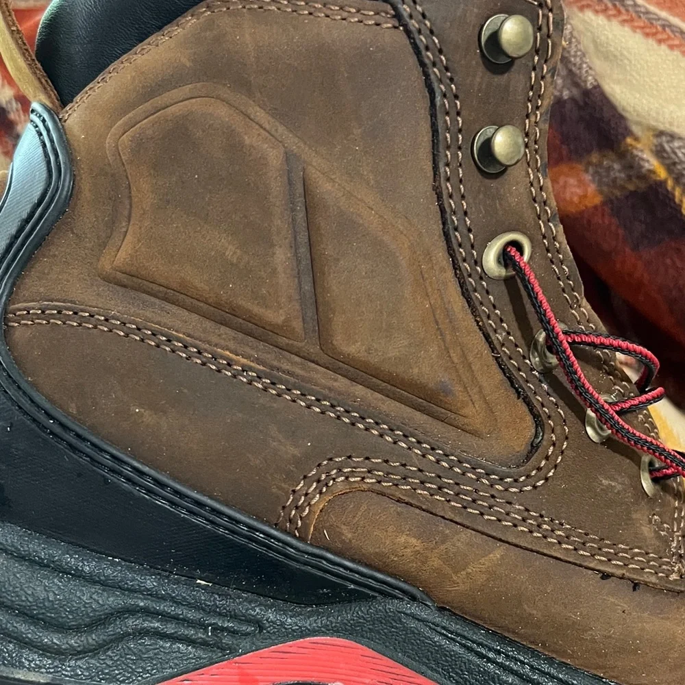 Red Wing 4402 Leather Work Boot with Steel Toes